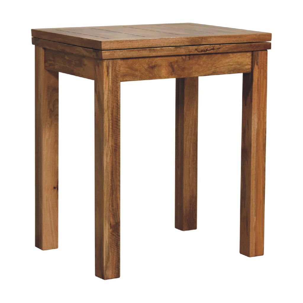 Mini Butterfly Dining Table for Two, Mango Wood, Chestnut