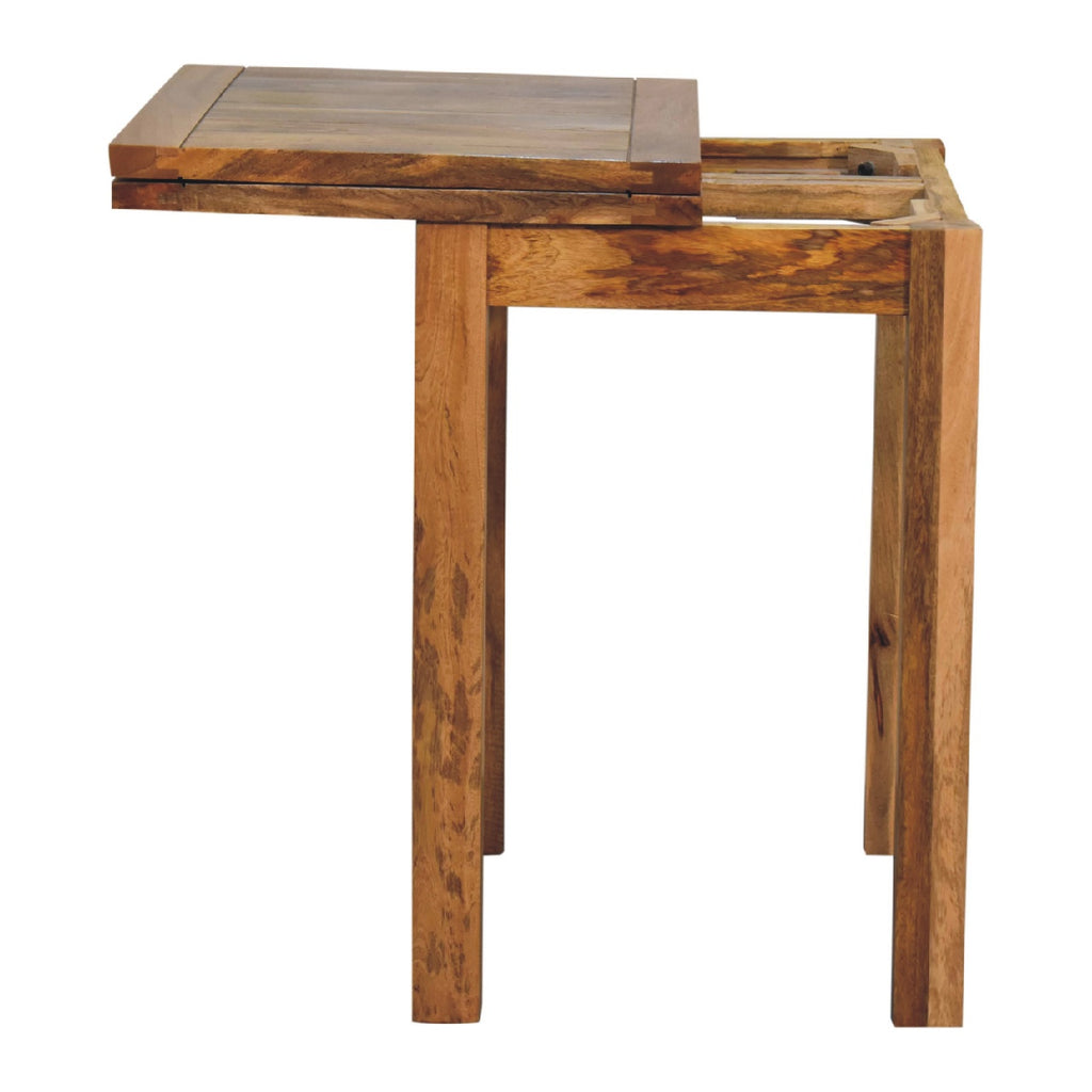 Mini Butterfly Dining Table for Two, Mango Wood, Chestnut